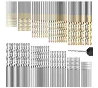 100 PCS Mini Twist Drill Bit Sets, 1mm/1.5mm/2mm/2.5mm/3mm Drill Bits Set Sturdy Small Drill Bits, Mini Drills Bit Suitable for DIY Model Making Drilling Hole Household Use
