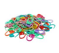 100 Pcs Mix Color Knitting Crochet Locking Stitch Markers Craft Needle Clip Markers Holder Knitting Stitch Counter Safety Pins