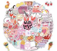 100 PCS Mixed Girl Series Sticker Pink Aesthetic Style Decals for Laptop Vinyl Kawaii Stickers Pack Decals for Water Bottle Moto Bicycle Skateboard Luggage Phone Decor Scrapbook Stickers