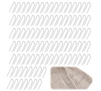 100 Pcs Mossing Pins, 21mm Sewing U-Pins | Fork Double Blocking Pin | Floral Craft U Pin Wreath Floristry Supplies for Sewing Floristry Oasis Foam Funeral Tributes