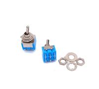 100 Pcs MTS-203 AC 125V 6A 6 Pins ON/OFF/ON 3 Position DPDT Latching Toggle Switch IDGTTLDF