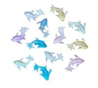 100 Pcs Multi Colour Mini Resin Fish, Shiny Fake Fish Figurines for Decor Small Landscaping Flower Pots Tanks Glass Container Garden Sculptures and Statues