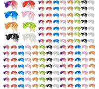 100 PCS Multiple Colors Resin Colorful Mini Kawaii Goldfish Flat Back Rhinestone Appliques DIY Wedding Scrapbook Manicure Gradual Mermaid Nail Pendant Koi Embellishments Crafts