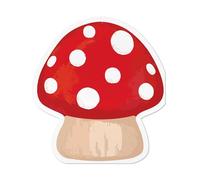 100 Pcs Mushroom Paper Napkins 2-Ply, Red Jungle Mushroom Disposable Napkins - Forest Plant Dessert Dinner Hand Napkin for Fall Autumn Birthday Fairy Garden Party Baby Shower, Woodland Theme