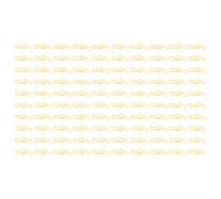 100 PCS Music Paper Clips, Musical Note Paper Clip Music Bookmark for File Classification Document Organization (Yellow)
