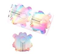 100 Pcs Nail Art Foam Practical Friendly Art Supplies Flexible Paper Holder for Training or Salon Nail Extension Accessories