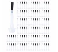 100 PCS Nail Polish Brush Replacement,Mini Replacement Nail Polish Brushes,DIY Salon Quality, Soft Bristles, for DIY Nail Art Salon,Disposable