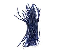 100 Pcs Natural Goose Feathers Colourful Feathers Pack Decorative Natural Feathers for Crafting DIY Dream Catchers School Projects Wedding Christmas Party Centerpiece Decoration, Navy Blue