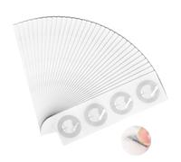 100 Pcs NFC Sticker Ntag215 NFC Tags Stickers Programmable Rewritable RFID Stickers 504 Bytes Memory Adhesive Identification Labels Compatible with NFC Smart Devices for Office Identification