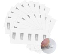 100 Pcs Nfc Tags Sticker Ntag213 Adhesive Blank Nfc Stickers Chip Rewritable 144 Bytes Memory Programmable Rfid Stickers Tags Compatible With All Nfc-Enabled Smartphones Mobile Phones Devices