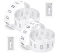 100 Pcs NFC Tags Sticker with NTAG215 Chip (Transparent)
