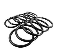100 Pcs Nitrile Rubber O-Ring, 1 x 0.5 x 2.5 mm, Oil-Resistant Seals for Hydraulic, Pneumatic Systems