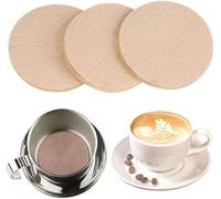100 Pcs No.6 Coffee Filter Moka Pot Filter Paper,Coffee Filters,Coffee Machine Accessories,Disposable Filters