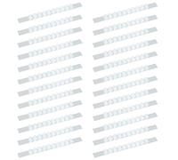100 Pcs Non-Slip Hanger Grips Clear Non-Slip Clothes Hanger Grips Clear Silicone Clothing Hanger Strips for Wood Hangers Plastic Hangers Home Stores Use