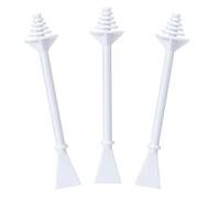 100 Pcs Nose Wax Sticks, Plastic Nose Hair Wax Applicator Stick with Disposable Spatulas for Men Women Eyebrows Ears Nose Hair Removal