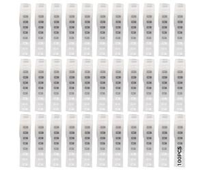100 Pcs NTAG213 NFC Tags Wet Inlay, 0.8 x 0.4 in / 2.1 x 1.1 cm, NFC Stickers, RFID Tags, Electronic Label with Adhesive Backing for Fast Identification, Anti-Counterfeiting and Source Tracing