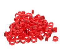 100 Pcs Numbered Pigeon Leg Rings Clip on Identification Bands 10mm