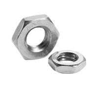 100 Pcs Nut Hexagonal Nut DIN439 M8X1.25 304 Stainless Steel DIN439 M8-1.25 304 A2-035 B