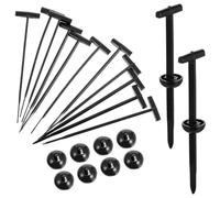 100 PCS Nylon Cable Tie Buckle, Heavy Duty Self-Locking Zip Ties Holder with Pin Button Design, Universal Black Cable Ties Clips for Car Auto Repair, Bumper Fender, Home Office Garden Fasteners