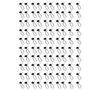 100 Pcs Nylon Cable Ties - Cable Organization with Marking Labels Self-Locking Straps for Home Garden Workshop