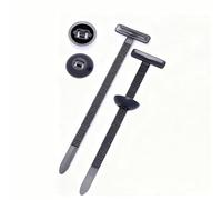 100 Pcs Nylon Car Cable Tie Buckles - Universal T-Style Zip Tie Fasteners, Automotive Plastic Rivets for Car Body, Bumper, Fender Liner & Door Panel