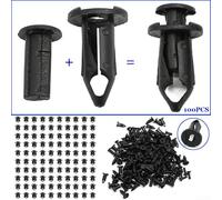 100 Pcs Nylon Rivets for ATVs UTVs Fitment Includes For Can Am and Vehicles
