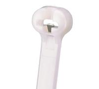 100 pcs - Panduit Cable Ties, 156mm x 3.6 mm, White Nylon, Pk-100pack