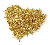 100 Pcs Paper Brass Fasteners Brass Brads Round Fasteners for Craft & Scrapbooking DIY Supplies