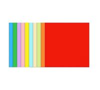 100 Pcs Paper Folding Paper Double Sided Square Same Colour On Both Sides for Kids School Arts Projects