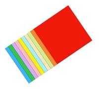 100 Pcs Paper Folding Paper Double Sided Square Same Colour On Both Sides for Kids School Arts Projects