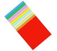 100 Pcs Paper Folding Paper Double Sided Square Same Colour On Both Sides for Kids School Arts Projects