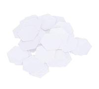 100 PCS Paper Piecing, Hex Paper Modelboard White Quilting Template Craft Quilting Patchwork for Sewing Stitching Tools (16mm Hexagon)