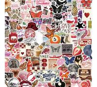 100 PCS Personalized Downtown Girl Stickers, Sticker Pack, Y2K Aesthetic Stickers, Waterproof Vinyl Decals for Water Bottles, Laptops, Skateboard, Cool Sticker for Adults and Teens (200 Pcs)