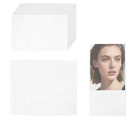 100 Pcs Photocard Sleeves 58 x 89 mm 200 Microns Ultra Thick Clear Kpop Idol Photo Cards Protector Shield Cover for Trading Cards Board Game Bank ID Credit Card Albums Football Acid Free