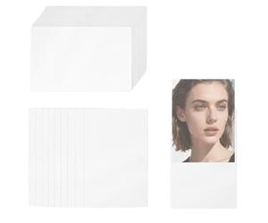 100 Pcs Photocard Sleeves 58 x 89 mm 200 Microns Ultra Thick Clear Kpop Idol Photo Cards Protector Shield Cover for Trading Cards Board Game Bank ID Credit Card Albums Football Acid Free
