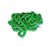 100 Pcs Pigeon Dove Leg Rings 2024 Identify Bands Accessory Training Ring Grass Green diameter 8mm