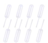 100 PCS Pipettes Dropper 4 ML Plastic Food Syringe Dessert Mini Pipettes for Chocolate, Cupcakes, Ice Cream Cups