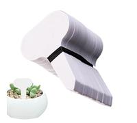 100 Pcs Plant Labeling Tools Garden Markers - PVC Waterproof 5x7cm Vegetable Sign Gardening Stakes - Reusable Nursery Tags for Indoor Outdoor Pots - Horticulture