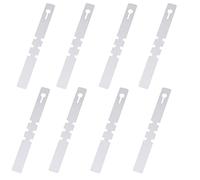 100 PCS Plant Labels - Plastic Tree Tags - Adjustable Wrap Around Hanging Tags - Waterproof Garden & Nursery Labels - White, 2x20cm