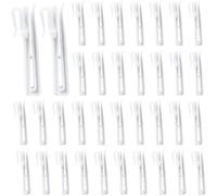 100 Pcs Plastic Curtain Hooks | Adjustable Pinch Pleat Hooks for Drapes Depth | White PP Drapery Hooks with Large Chute for Stable Support | Wear-Resistant Hooks for Light and Heavy Curtains