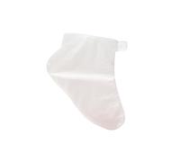 100 Pcs Plastic Disposable Booties,Foot Cover for Shower,Paraffin Bath Liners for Feet, Clear Foot Mask Socks,Disposable Pedicure Liners,for Pedicure,Spa, Trial Shoe,Hot Spa Wax Treatment