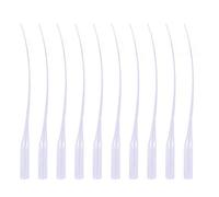 100 PCS Plastic Extender Applicator, Glue Extender Tips Micro Tips Pipette Dropper for Lab Dispensing Adhesive Dispensers Crafting, White