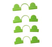 100 Pcs Plastic Greenhouse Clamps - Double-Head Film & Shade Netting Clips for Secure, Weather-Resistant Fastening in Greenhouses, Gardens & Out(7MM)