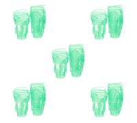 100 Pcs Plastic Mesh Net Cover for Saline and Drip Bottles, Green | Hospital and Home Use, Lightweight Design, Easy Handling, Versatile Fit for Healthcare Professionals and Caregivers