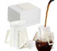100 Pcs Portable Coffee Filter Paper Bag Hanging Ear Coffee Filter Bags