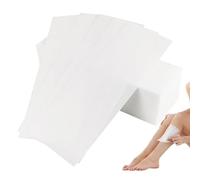 100 Pcs Professional Paper Waxing Wax Strips, Non-Woven Wax Strips for Arms, Legs, Bikini, Eyebrow Hair, Underarms and Face Hair Removal(7×20cm)