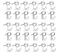 100 Pcs Push Pin Hooks - Plastic Headed Tacks for Cork Board, Map, Calendar, Home Office School Supplies