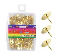 100 Pcs Push Pins Thumb Tacks Decorative Pushpins Poster Drawing Notice Board for Map Fabric Marking Drawing