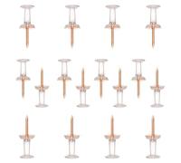 100 PCS Push Pins with Storage Box, Clear Thumb Tacks, Gold Cork Transparent H-shaped nail, Notice and Bulletin Boards Steel Point Map (Gold)