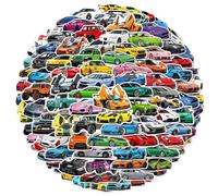 100 Pcs Racing Car Stickers for Adults,Stickers Pack for Laptop,Skateboard,Luggage,Car,Bike,Cup,Computer,Water Bottle Decor,Racing Car Vinyl Waterproof Decals